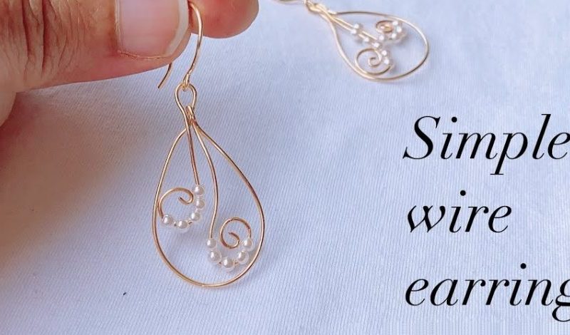 Easy Wire Wrapped Crystal Earrings