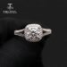 TBJ,18K white gold 2CT Moissanite ring luxury design women’s fine jewelry